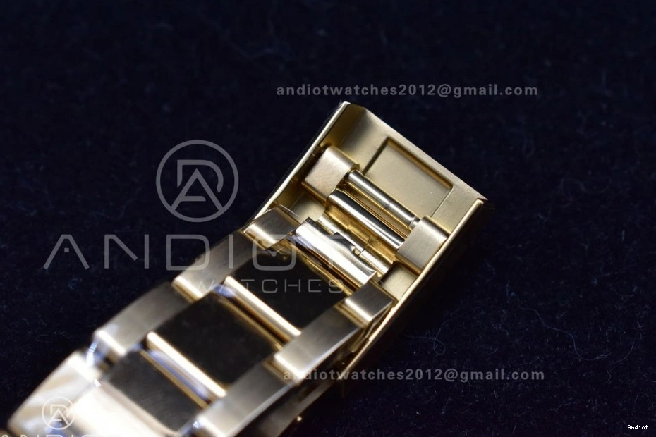 Best 1:1 Black Markers Clean 116505 Bracelet Daytona Edition V2 YG Dial SA4130 on YG 0212